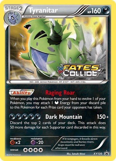 Tyranitar XY Promos #XY130