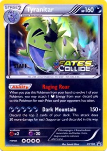 Tyranitar - XY130 (Prerelease) [Staff] #XY130 XY Promos