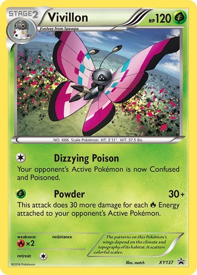 Vivillon #XY137 XY Promos