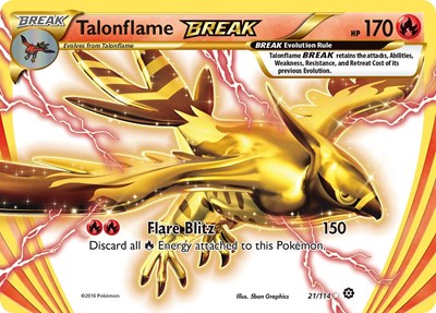 Talonflame BREAK #21 XY - Steam Siege