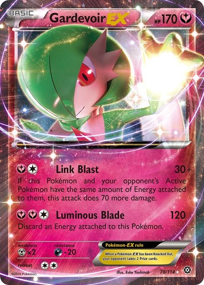 Gardevoir EX #78 XY - Steam Siege