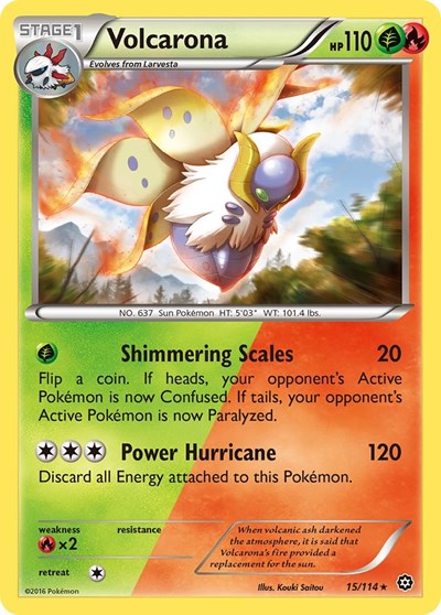 Volcarona #15 XY - Steam Siege