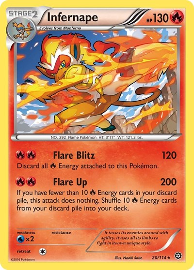 Infernape #20 XY - Steam Siege