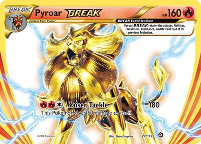 Pyroar BREAK #24 XY - Steam Siege