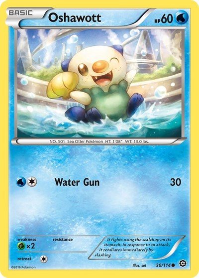 Oshawott #30 XY - Steam Siege