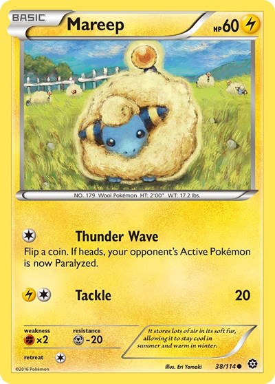 Mareep #38 XY - Steam Siege