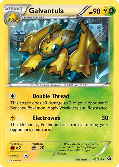 Galvantula #42 XY - Steam Siege