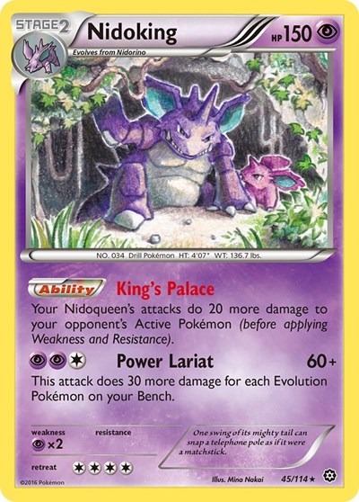 Nidoking #45 XY - Steam Siege