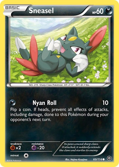 Sneasel #60 XY - Steam Siege