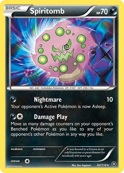 Spiritomb #62 XY - Steam Siege