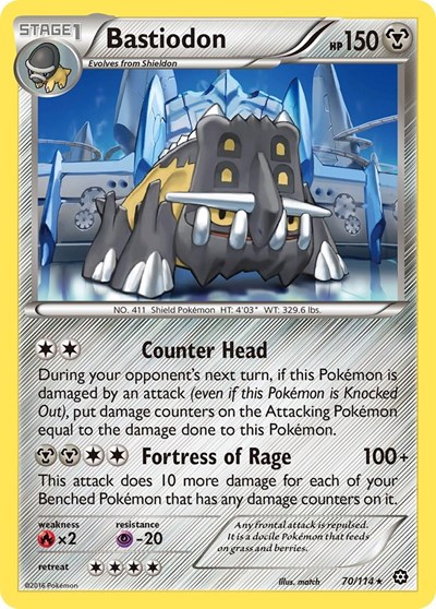 Bastiodon #70 XY - Steam Siege