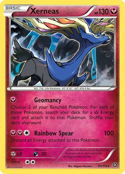 Xerneas #81 XY - Steam Siege