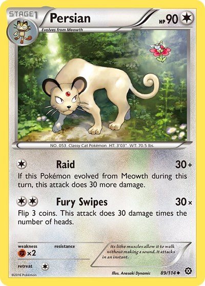 Persian #89 XY - Steam Siege