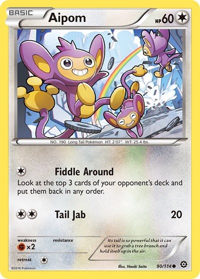 Aipom #90 XY - Steam Siege
