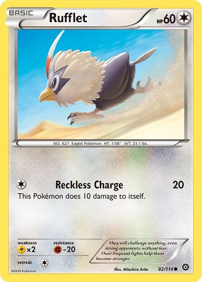 Rufflet #92 XY - Steam Siege