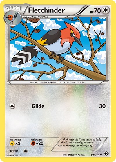 Fletchinder #95 XY - Steam Siege