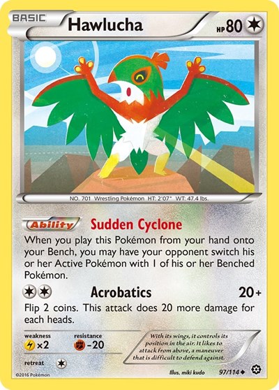Hawlucha #97 XY - Steam Siege