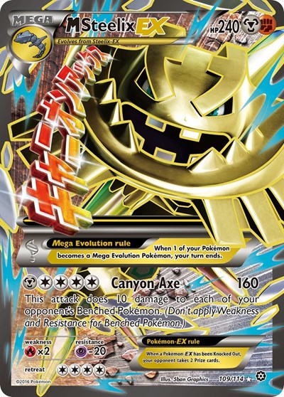 M Steelix EX #109 XY - Steam Siege