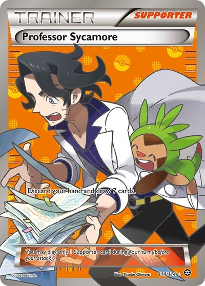Professor Sycamore #114 XY - Steam Siege