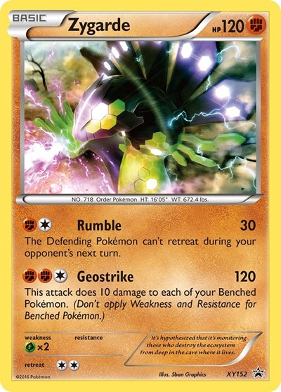 Zygarde XY Promos #XY152