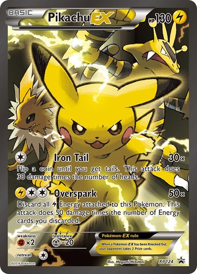Pikachu EX #XY124 XY Promos