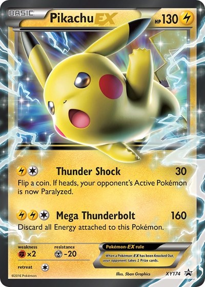 Pikachu EX #XY174 XY Promos