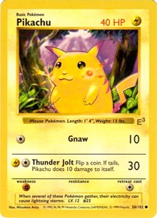 Pikachu #58 Miscellaneous Cards & Products