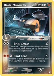 Dark Marowak #7 Deck Exclusives