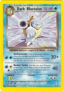 Dark Blastoise #4 Deck Exclusives