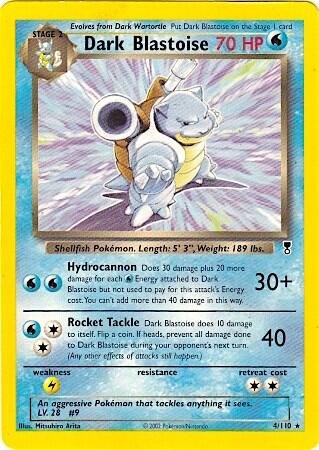 Dark Blastoise #4 Deck Exclusives