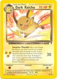 Dark Raichu #7 Deck Exclusives