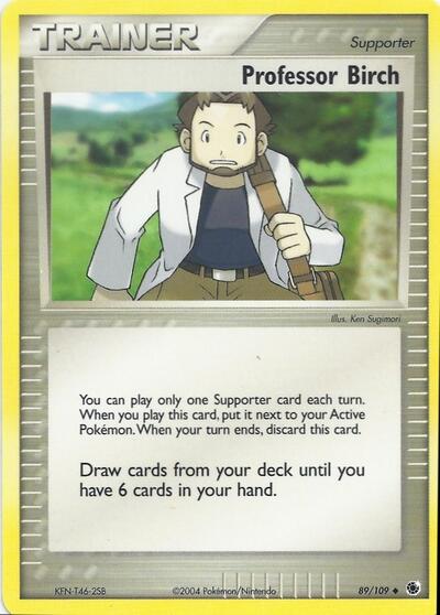 Professor Birch #89 EX Battle Stadium