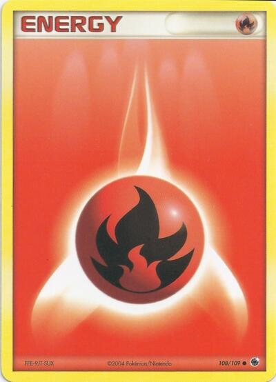 Fire Energy #108 EX Battle Stadium