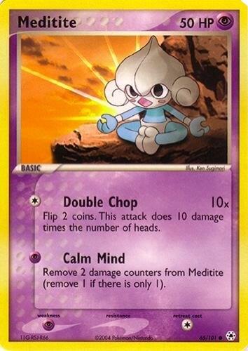 Meditite EX Battle Stadium #65