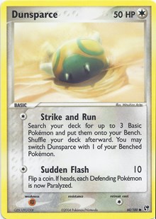 Dunsparce #60 EX Battle Stadium