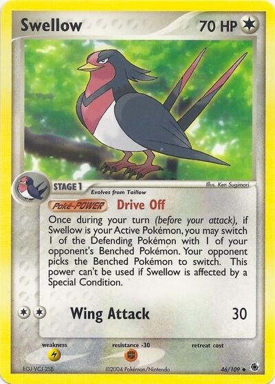 Swellow #46 EX Battle Stadium
