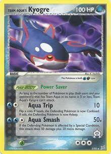 Team Aqua's Kyogre #3 Deck Exclusives