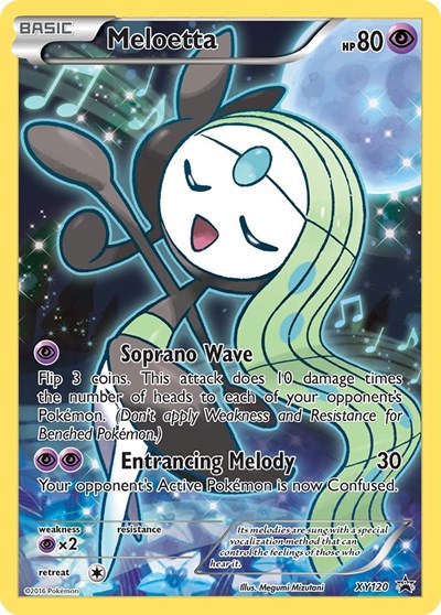 Meloetta #XY120 XY Promos