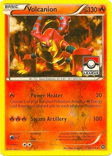 Volcanion #25 League & Championship Cards
