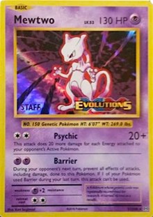 Mewtwo (Prerelease) [Staff] #51 XY Promos