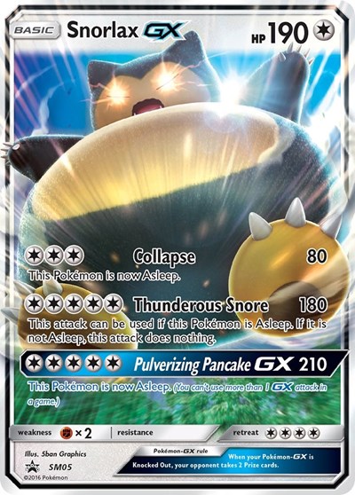 Snorlax GX #SM05 SM Promos