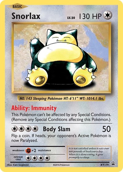 Snorlax #XY179 PSA 10