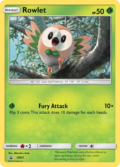 Rowlet #SM01 PSA 10
