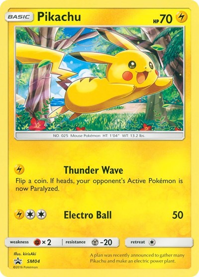 Pikachu #SM04 SM Promos