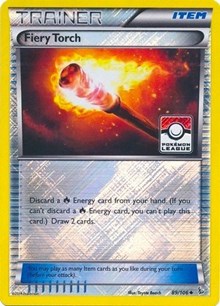 Fiery Torch #89 League & Championship Cards