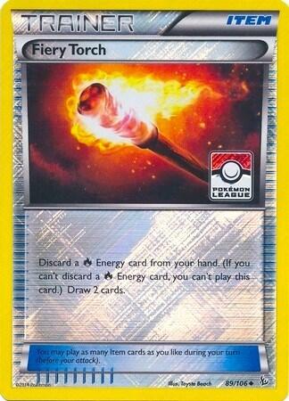 Fiery Torch #89 League & Championship Cards