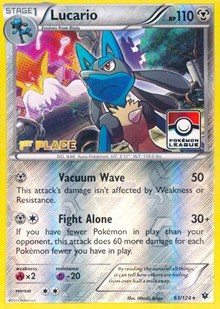 Lucario (Pokemon League) [1st Place] #63 League & Championship Cards