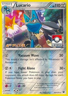 Lucario (Pokemon League) [4th Place] #63 League & Championship Cards
