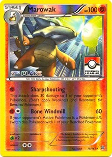 Marowak (Pokemon League) [2nd Place] #78 League & Championship Cards