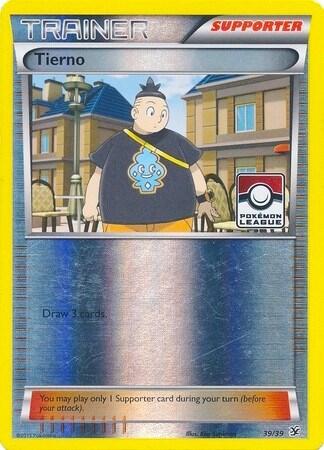 Tierno #39 League & Championship Cards